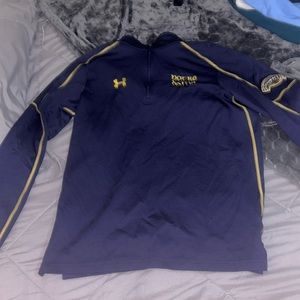 NOTRE DAME SHAMROCK SERIES QUARTER ZIP MENS